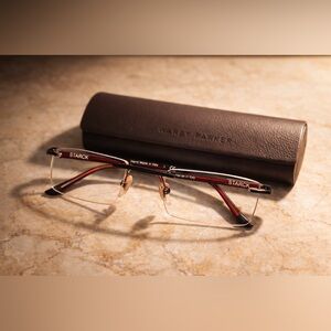 STARCK Philippe Starck S320 Rimless Eyeglass Frames 145 Made in Italy